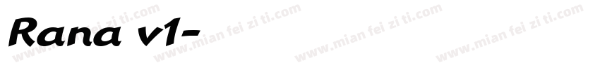 Rana v1字体转换